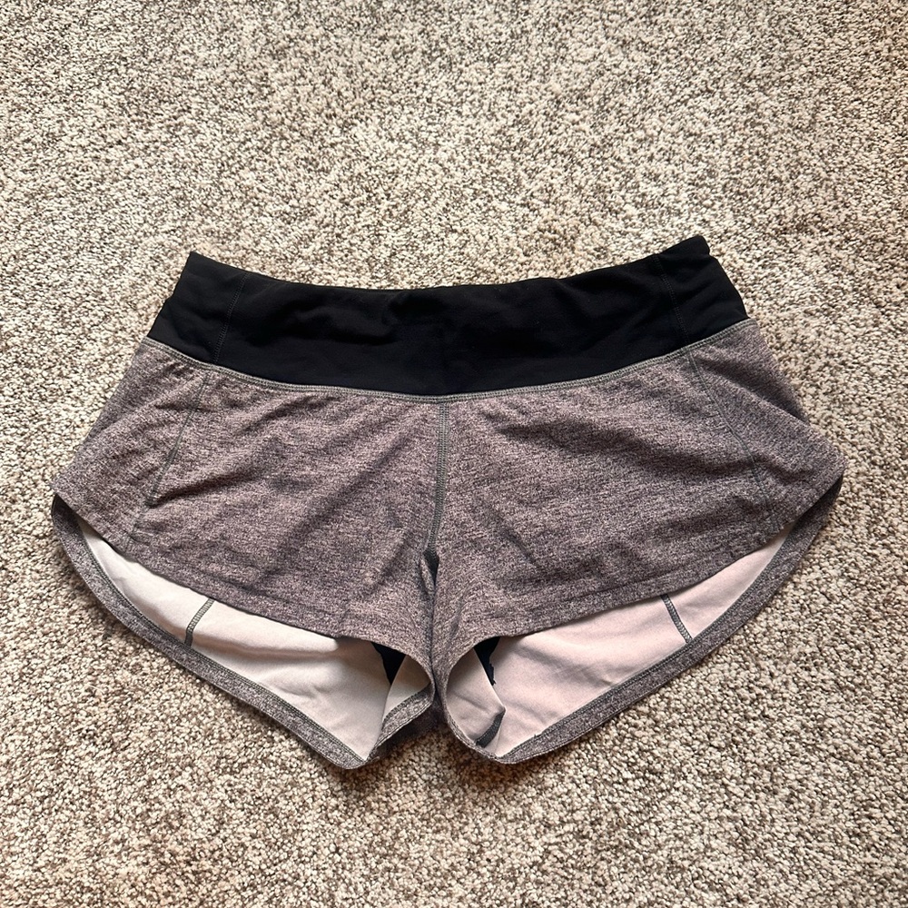Black and Grey Speed Up Shorts